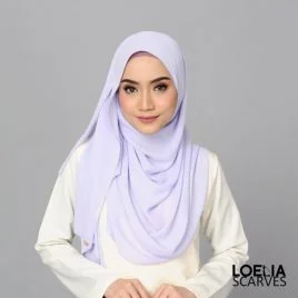 Elisha Chiffon Shawl – Lavender