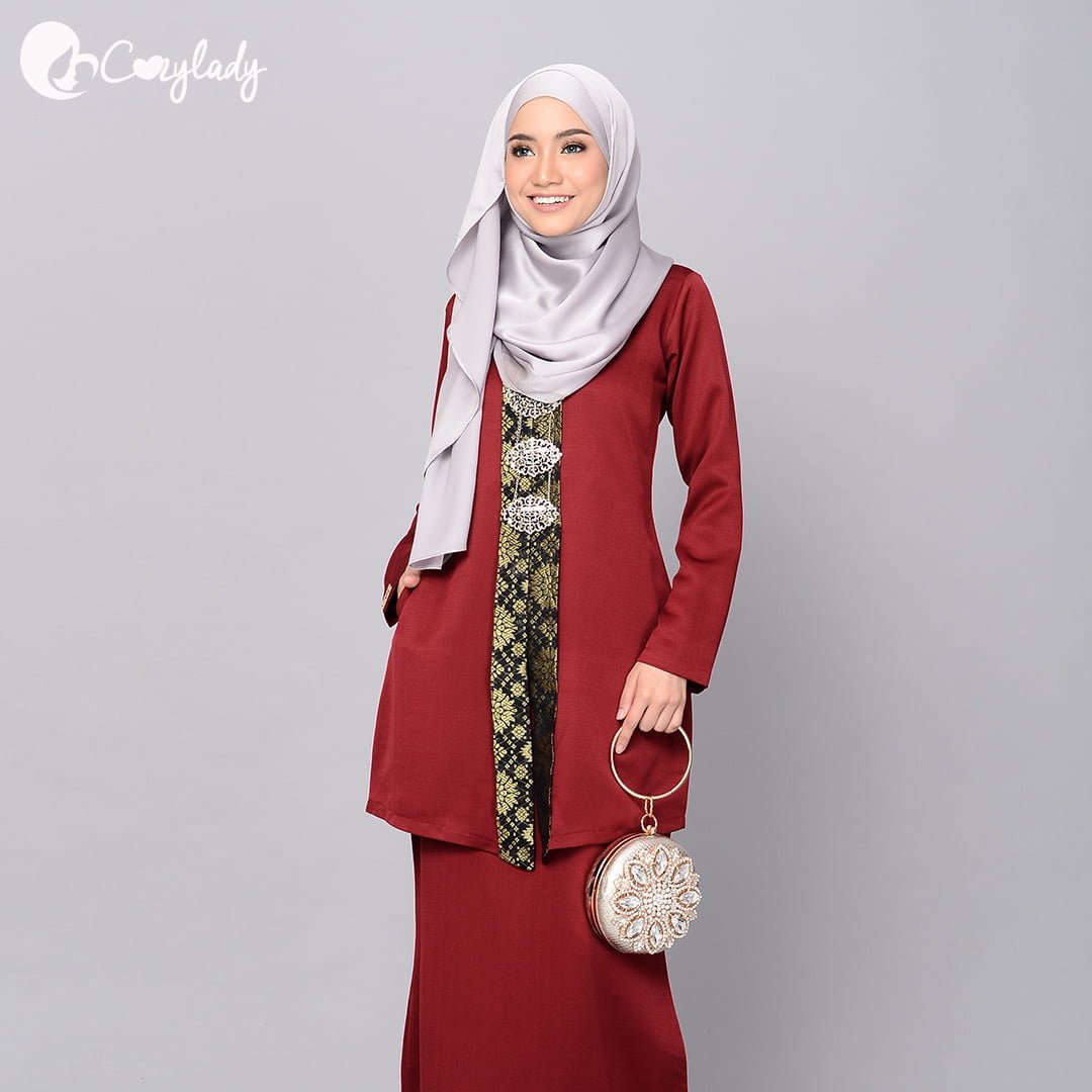 Kebaya – Maroon – Cozy Baby